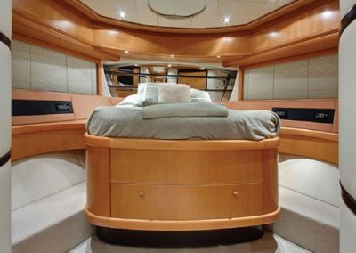 luxury yacht bed