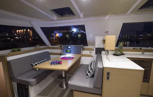 interior catamaran