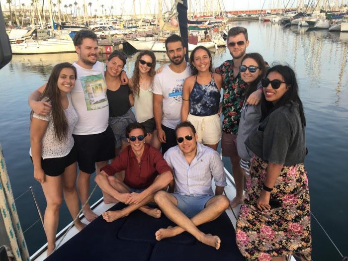 boat tour for 12 people barcelona